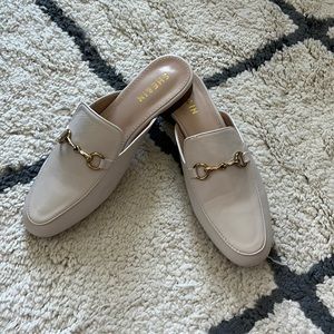 Never worn Shien white loafers!